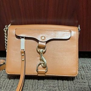 Rebecca minkoff tan mini crossbody